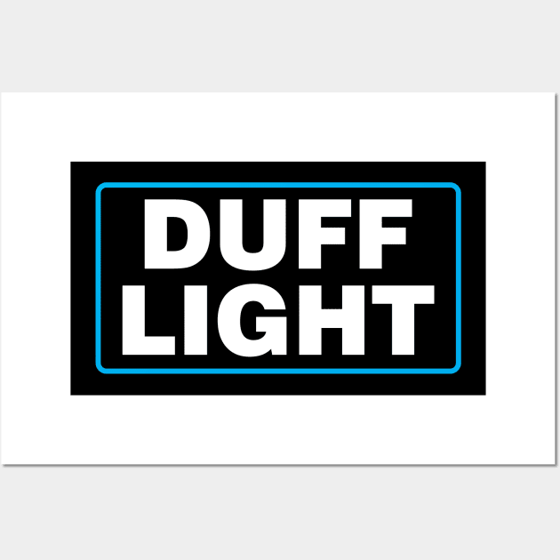 Duff Light Wall Art by WMKDesign